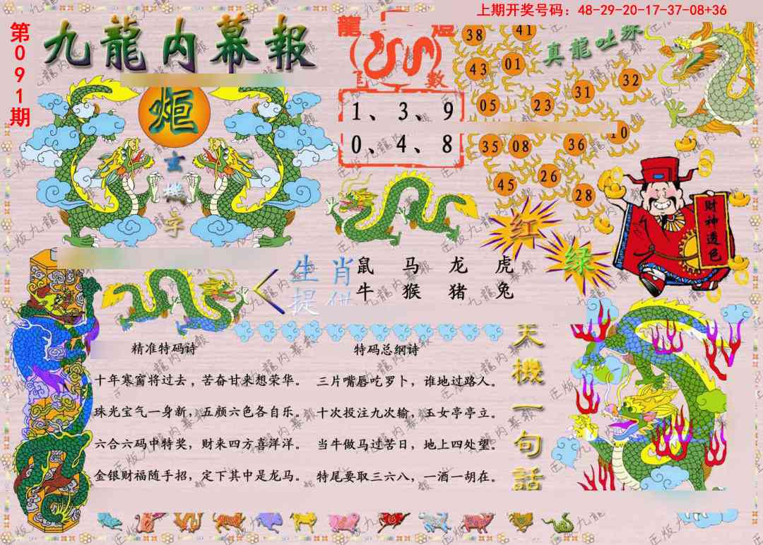 091期正版九龙内幕报[图]